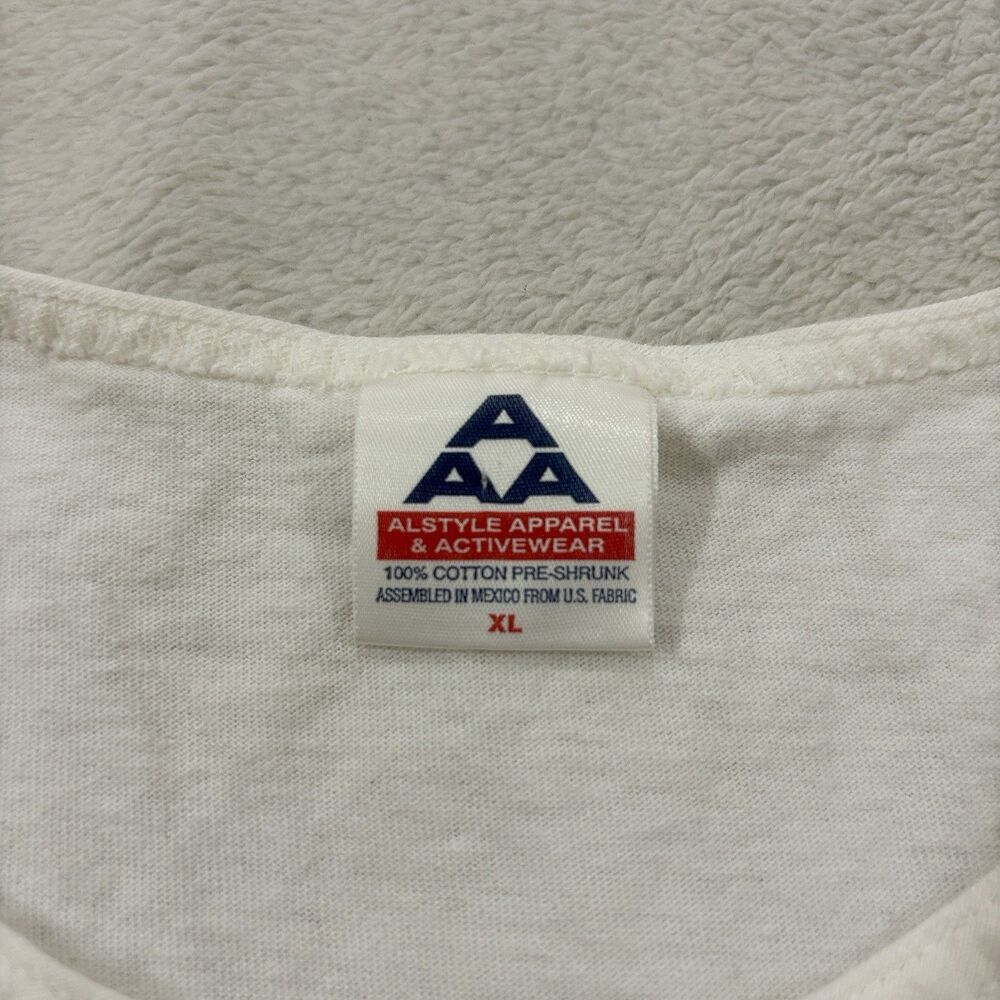 Rare Vintage NIKE Spell Out Men’s XL Basketball Graphic Tank Top T Shirt 80s 90s - Picture 4 of 6